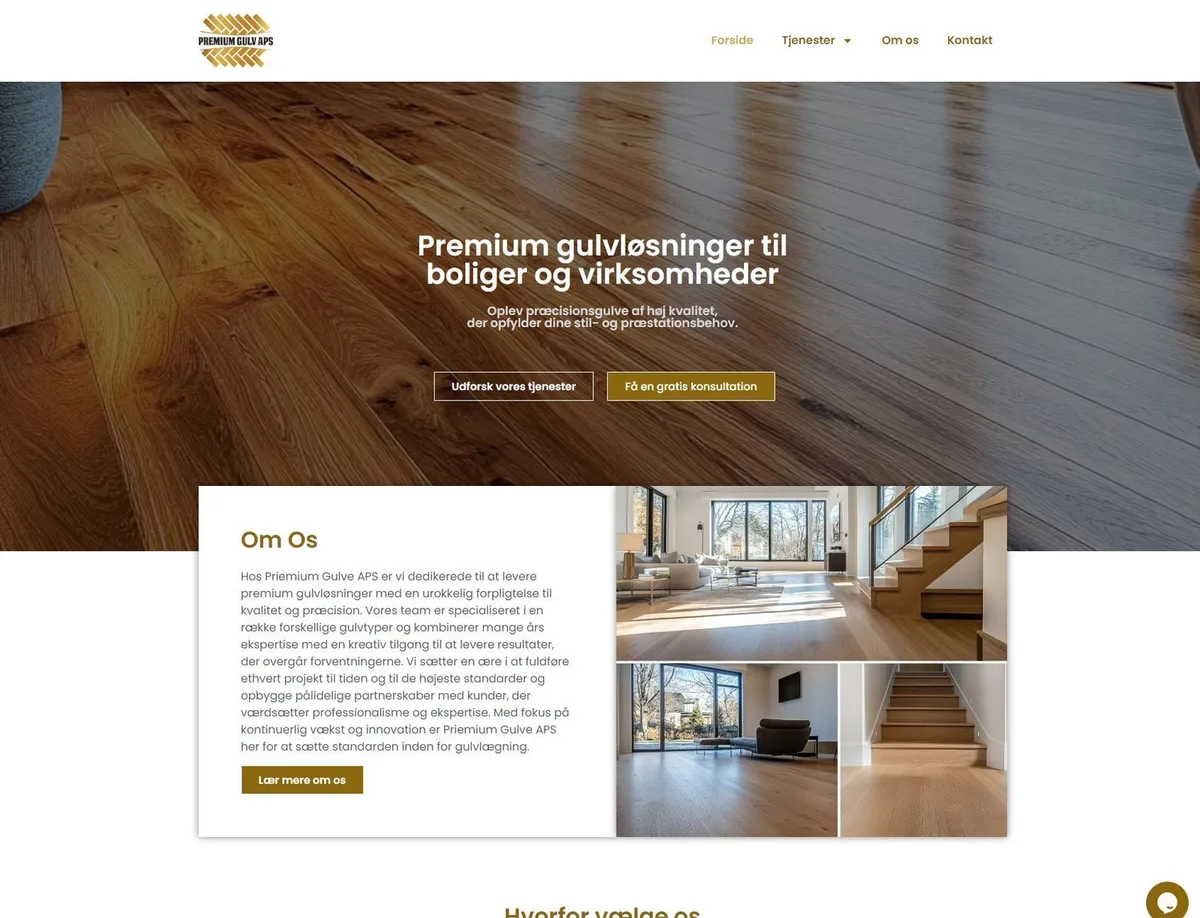 Premium Gulve website project